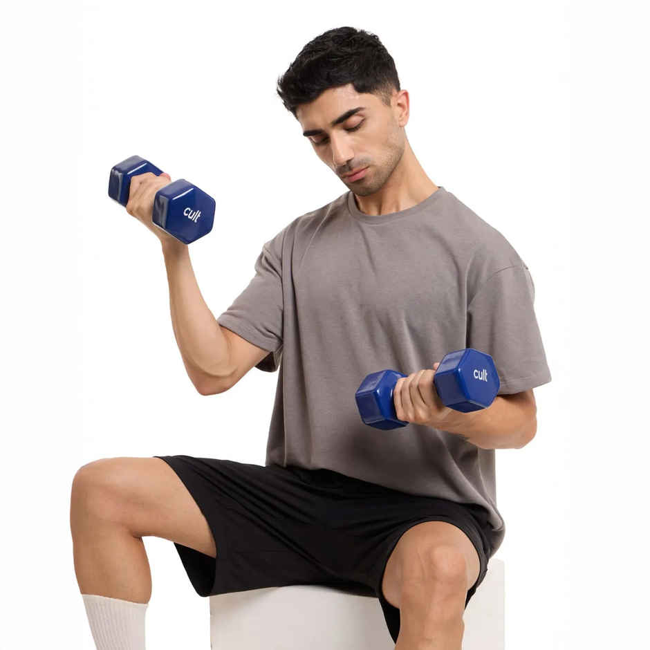 Cult Vinyl Dumbbell Set (5 kg X 2) | Blue