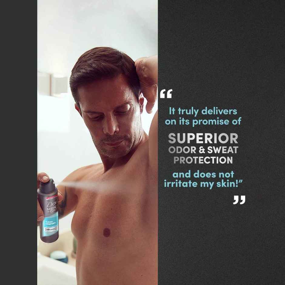 Dove Men+Care Clean Comfort Dry Spray Antiperspirant | 48H Protection