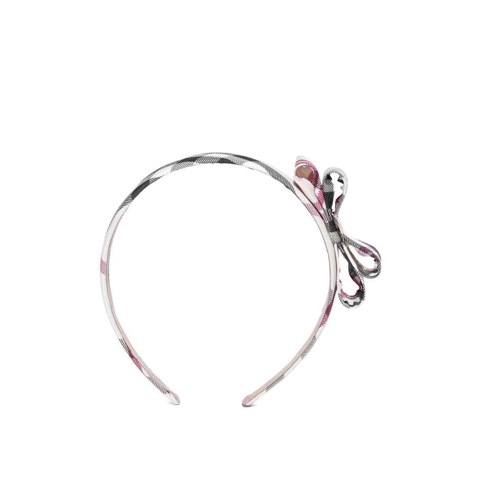 Priyaasi Black & Beige Checked Hairband