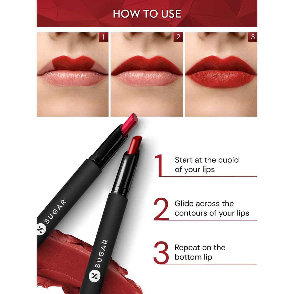 SUGAR Cosmetics Matte Attack Transferproof Lipstick | 03 The Grandberries | Dark Berry