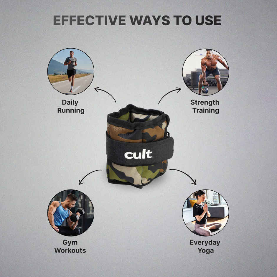 Cult Ankle Weight 1kg | Camouflage
