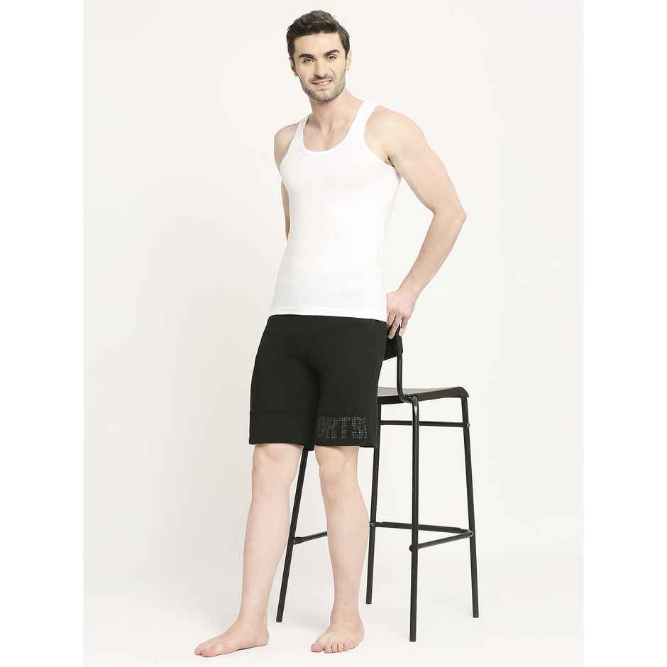 Vip Mens Vest Bonus Premium Rn | Pack of 2 | 75 cm | White