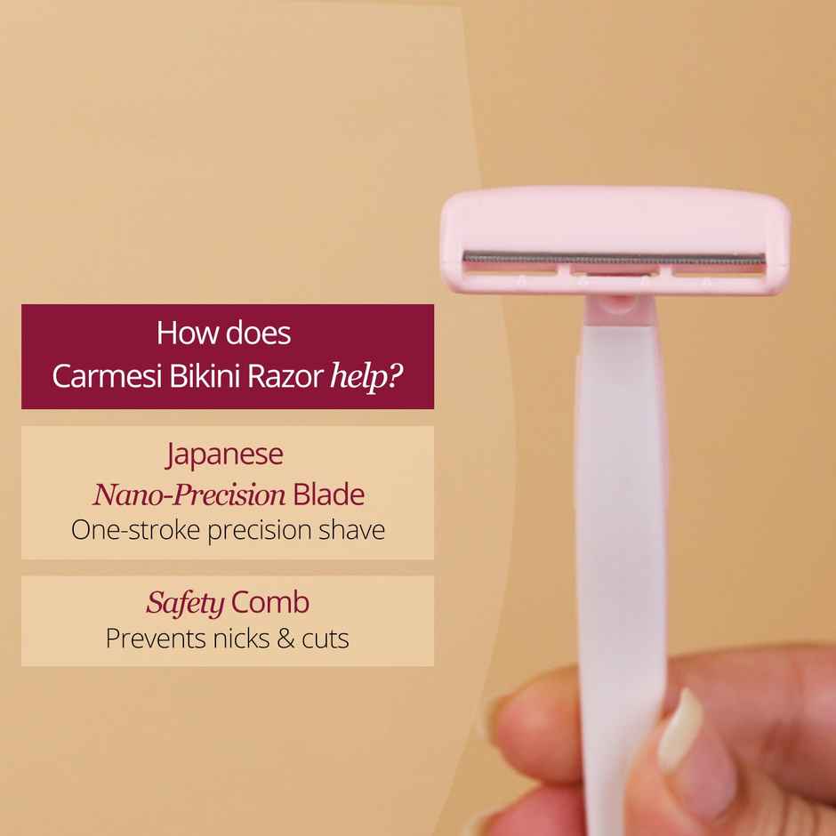 Carmesi Bikini Razor For Women | Irritation-Free Shaving Of Bikini Line