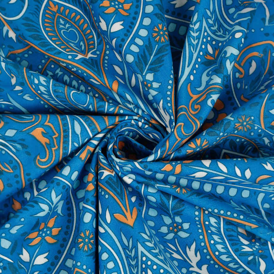 STATUS Micro Dohar Double Bed | Cultural Blue - 200 x 220 cm