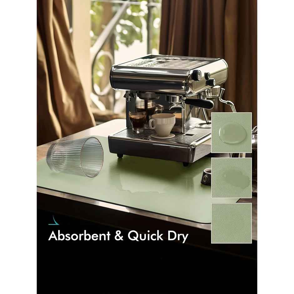 Cortina Dish Drying Mat for Kitchen | 60 X 40 cm | D3 - Sage