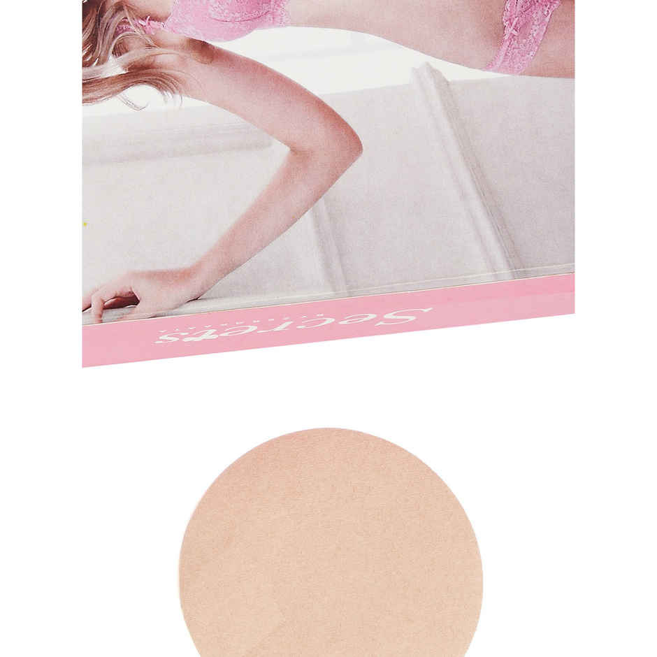 Secrets By Zerokaata Pack Of 10 Round-Shaped Sweat-Proof Disposable Nipple Pasties