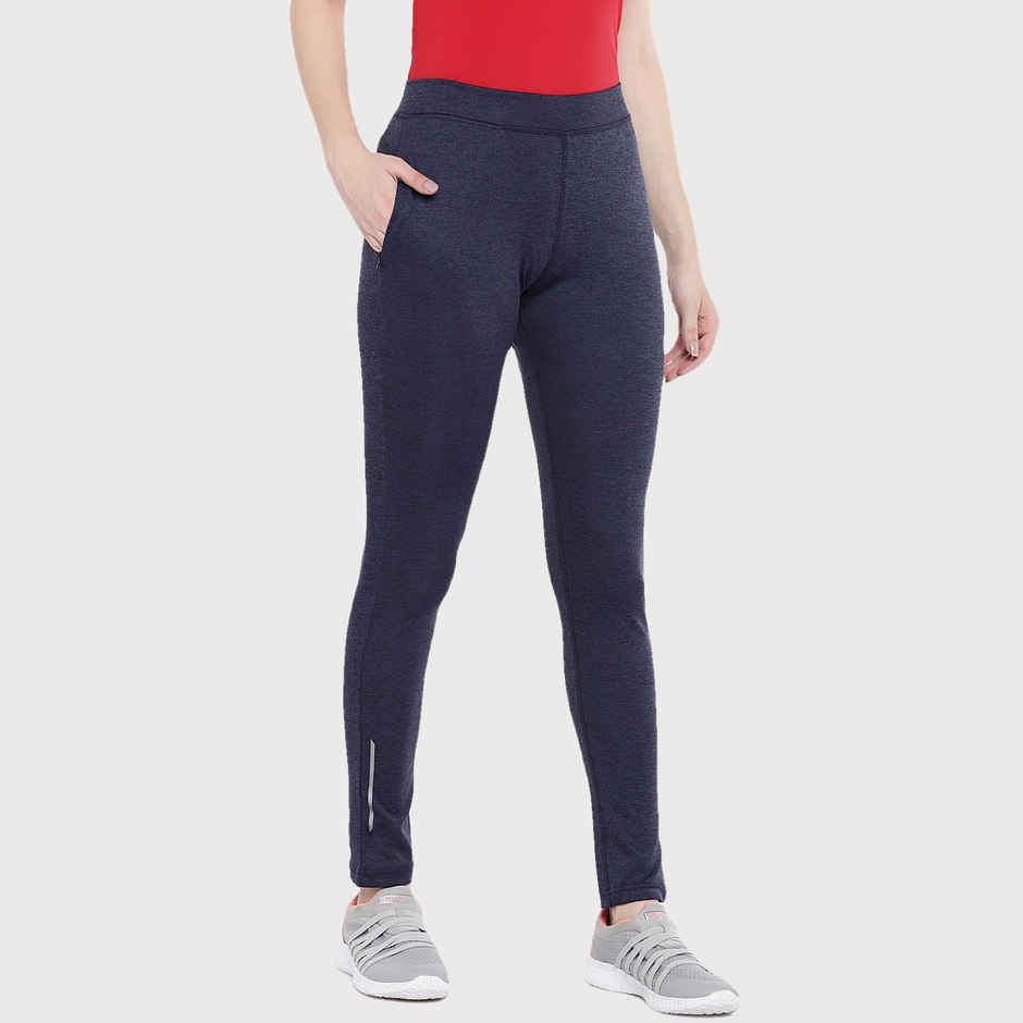 Sweet Dreams Women Solid Tights | Navy - L