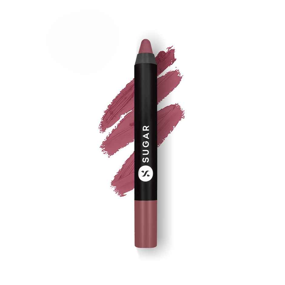SUGAR Cosmetics Matte As Hell Crayon Lipstick - 07 Viola2.(599)
