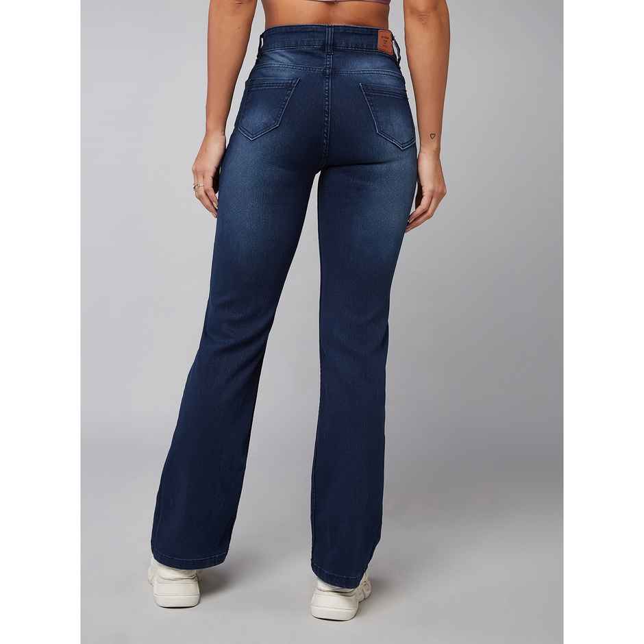 Miss Chase Women s Love Redemption Wide Leg Jeans | Navy Blue | 30