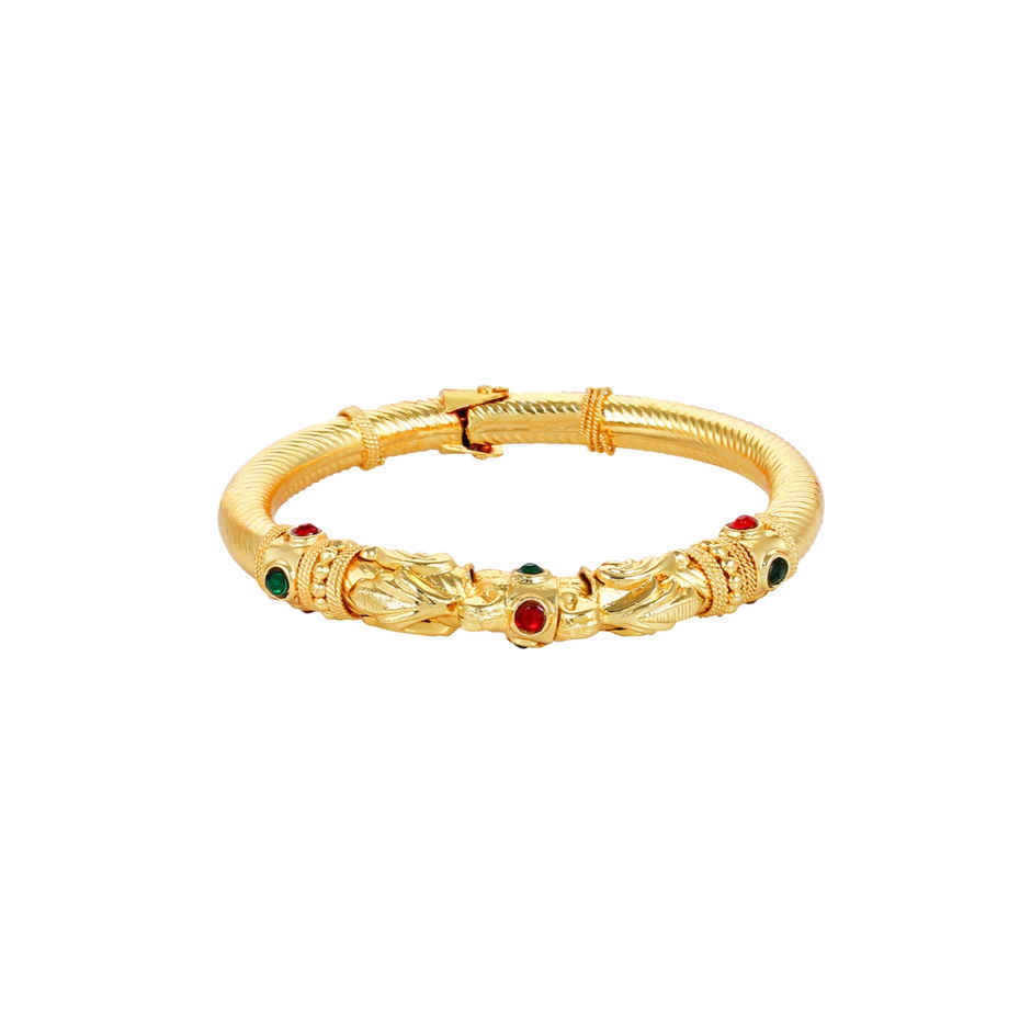 Youbella Stylish Traditional Jewellery Gold Plated Bangle Set For Women (Golden)(6M-Ykqf-Zaez)
