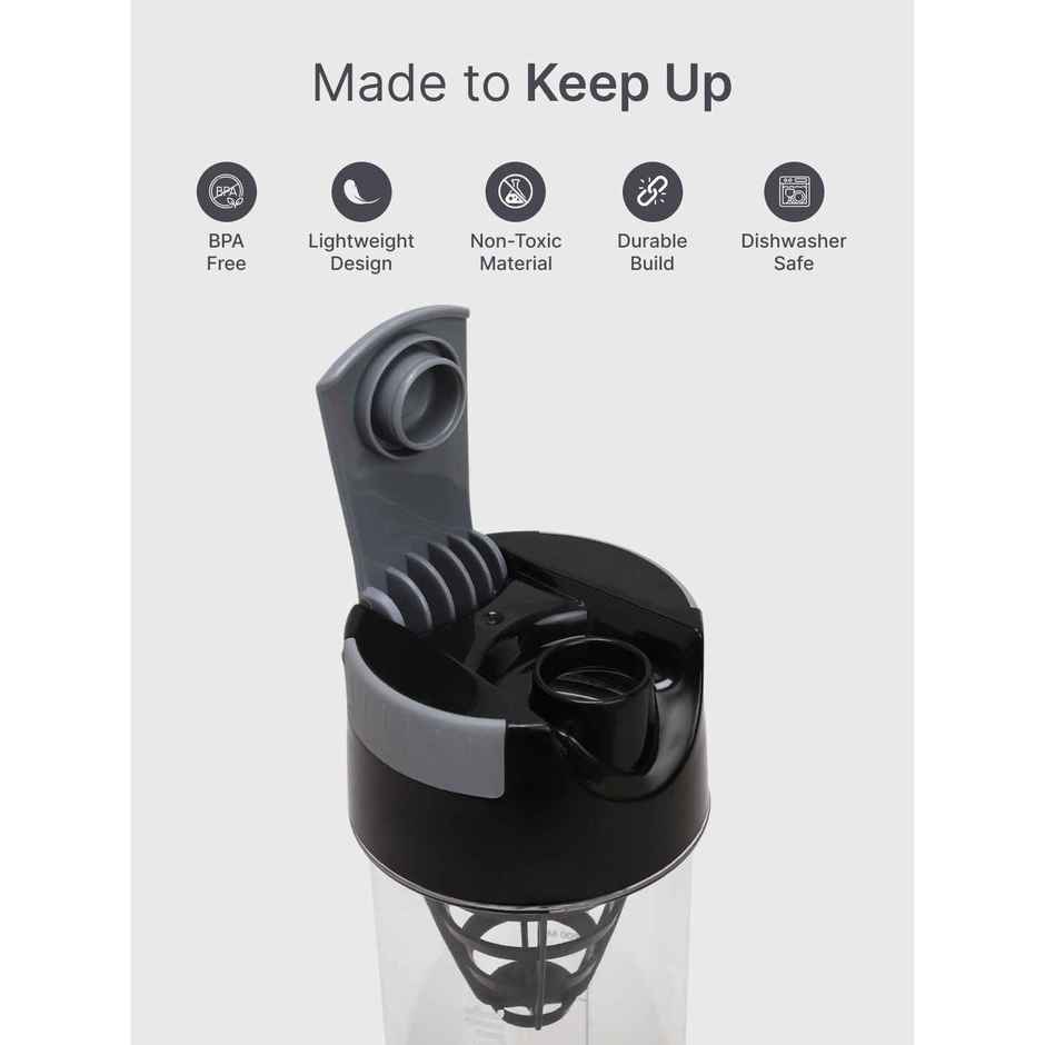 Cultfit Cyclon Shaker Unisex | Black Grey