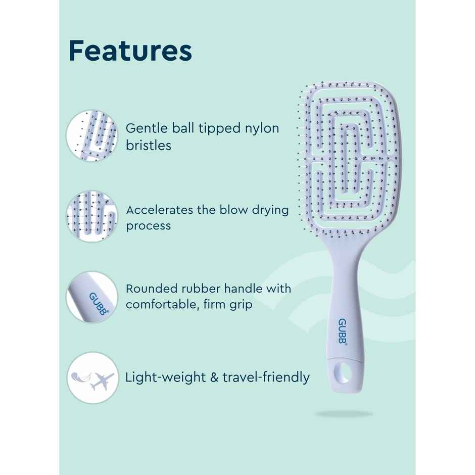 GUBB French Hues Paddle Vent Brush