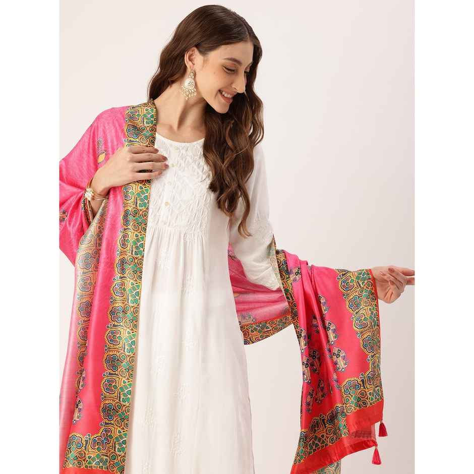 Ishin Multi Color Cotton Dupatta | 1045