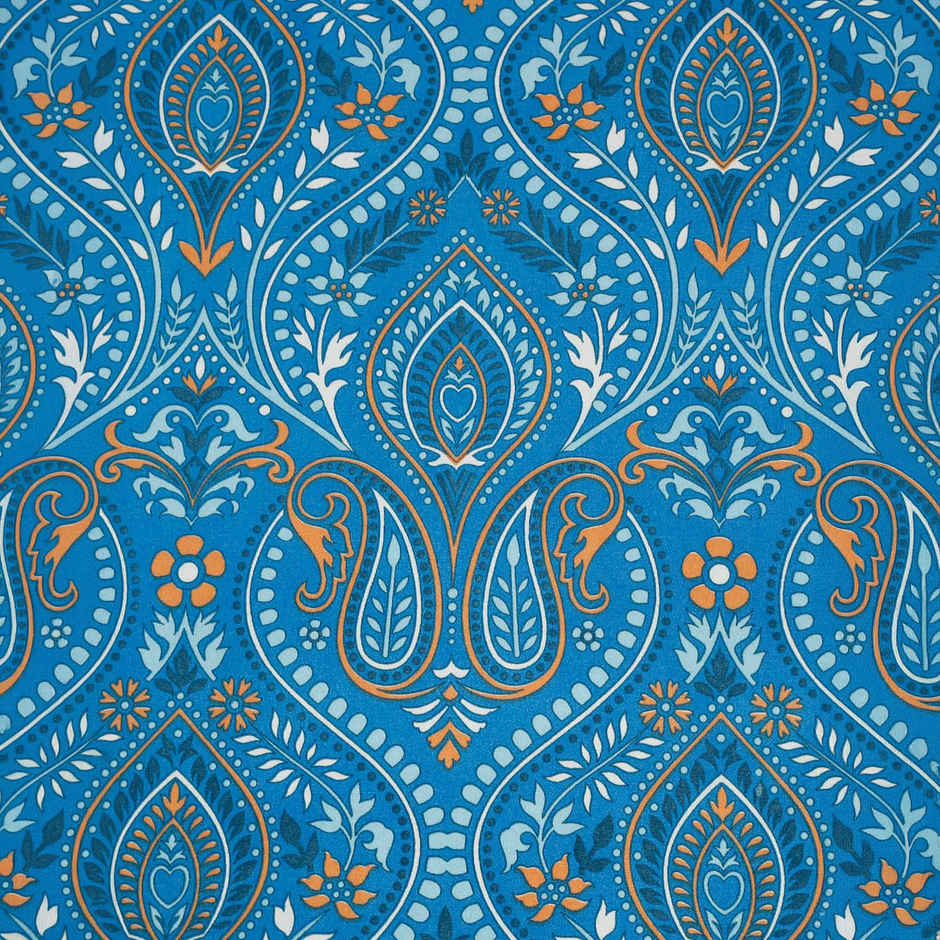 STATUS Micro Dohar Double Bed | Cultural Blue - 200 x 220 cm
