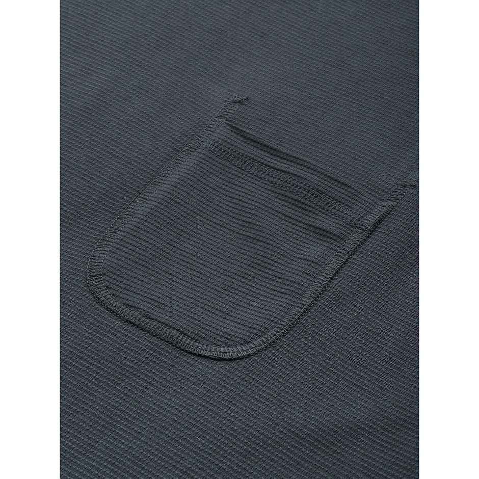 Dillinger Men's Pure Cotton Pockets Oversized T-shirt | Grey - XL