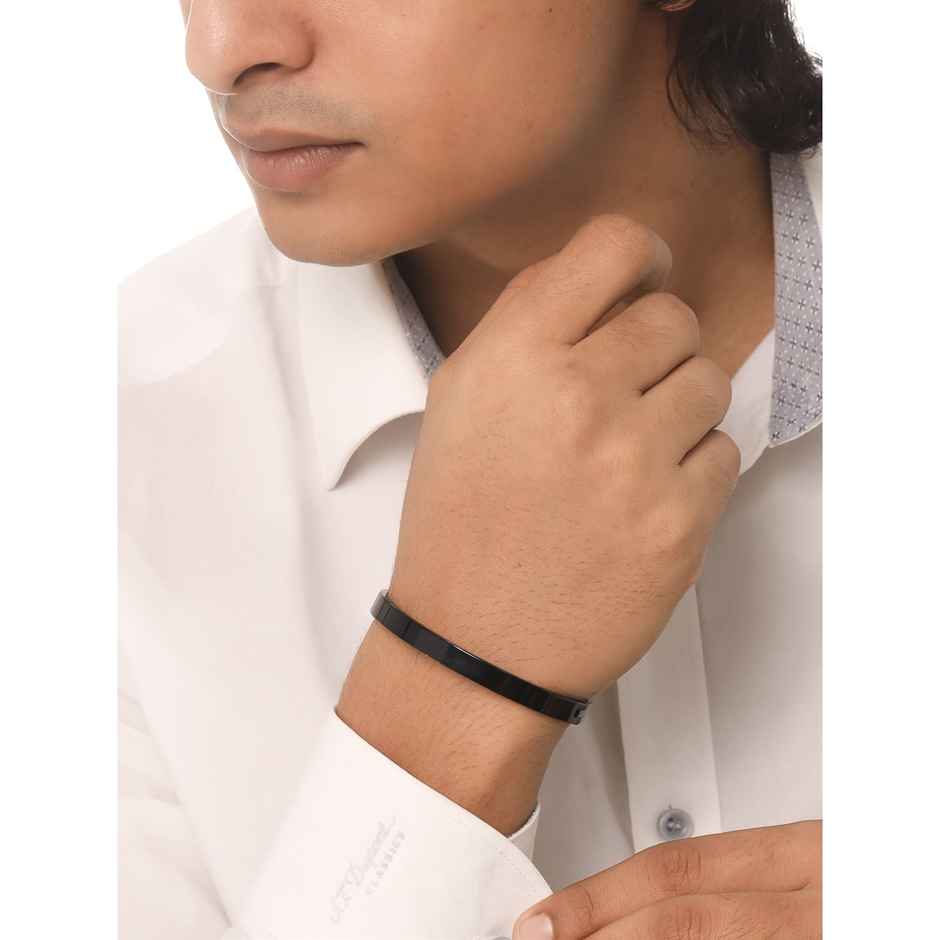 NVR Men's Black Kada Bracelet | NVR2102