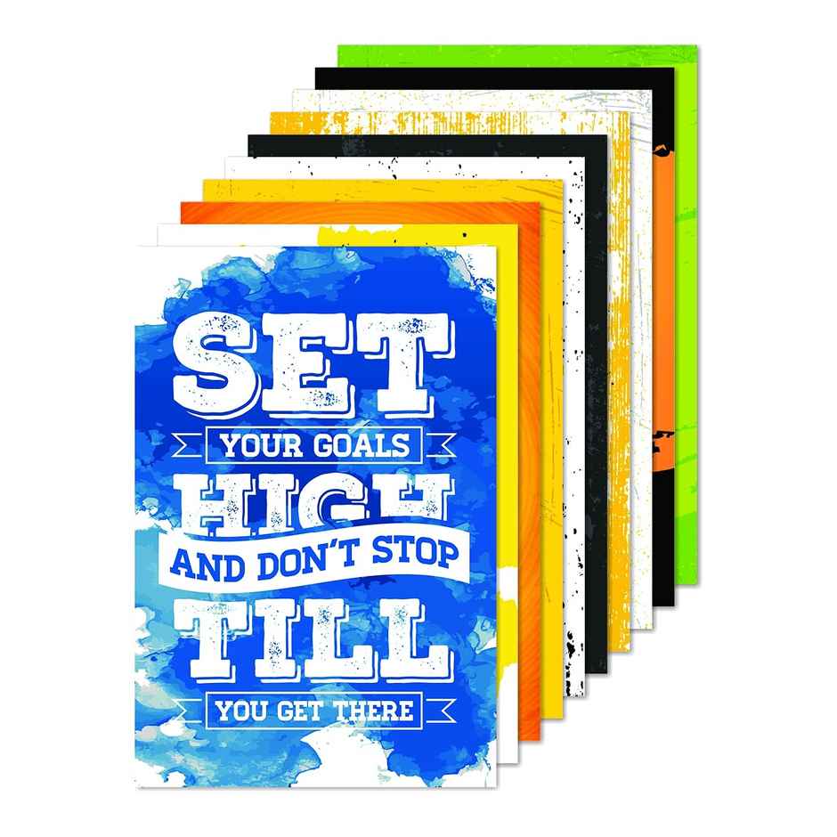 Paper Plane Design Wall Posters For Office Decor | Set of 10 | Size | 12 Inch x 18 Inch | D53