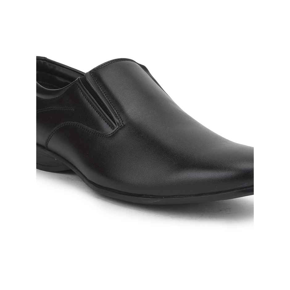 Liberty Robert-1 Black Pu Formal Non Lacing Mens - 7 UK