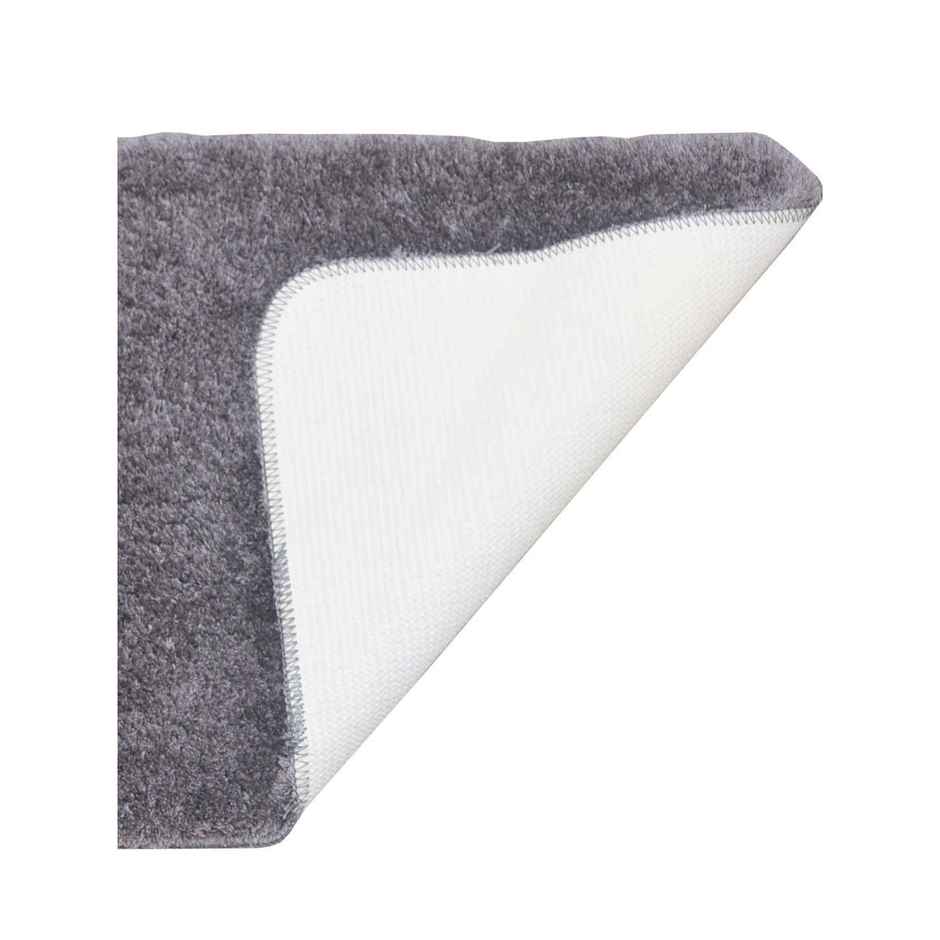 BIANCA Thick Ultra Soft Anti Slip Bath Mat | Aerocore Tech | 1 Pc Medium Plush | Solid Grey