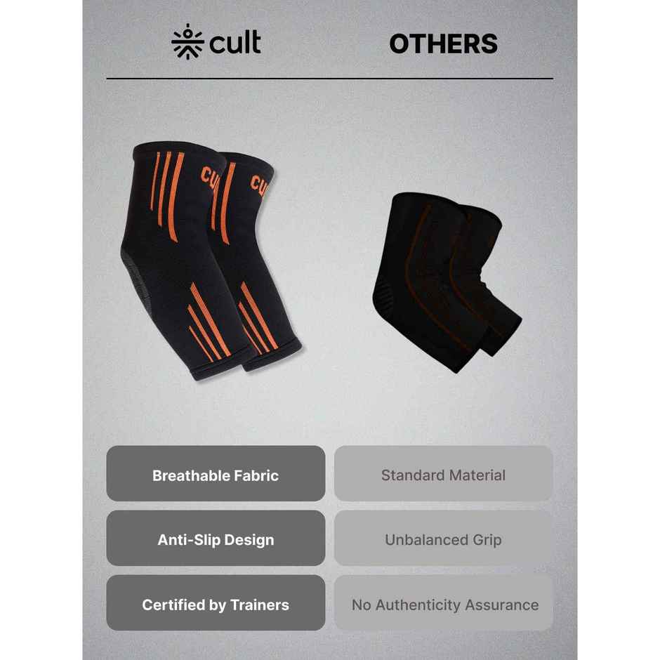 Cult Elbow Support | Large | Black