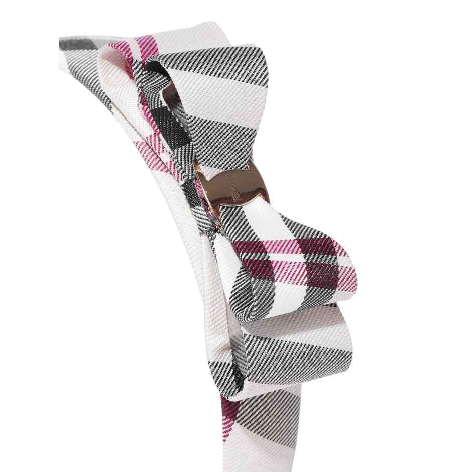 Priyaasi Black & Beige Checked Hairband