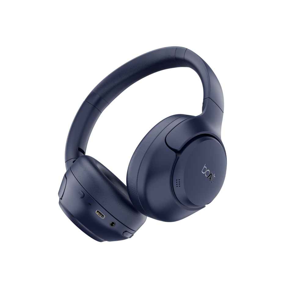 boAt Rockerz 551 ANC Pro BT Headphones | 42dB Hybrid ANC | 72H Playtime | 40mm | Bold Blue