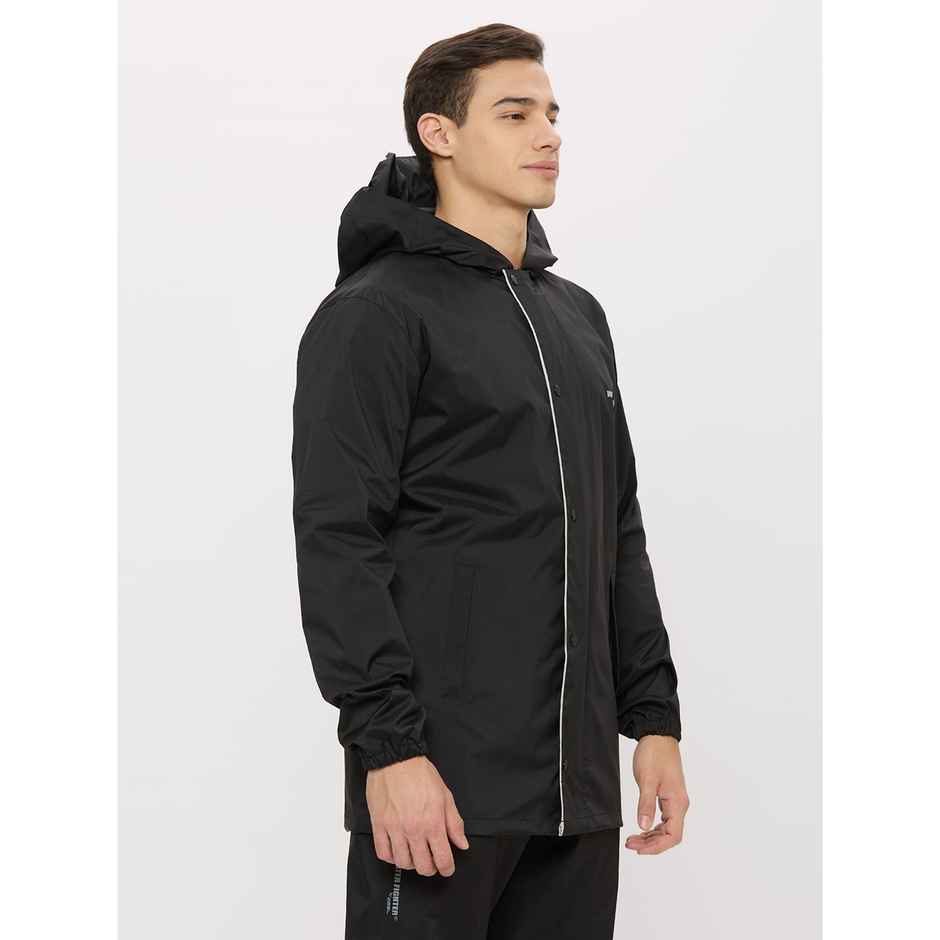 Zeel Men's Solid Waterproof Raincoat | Black | Zeel | XXL