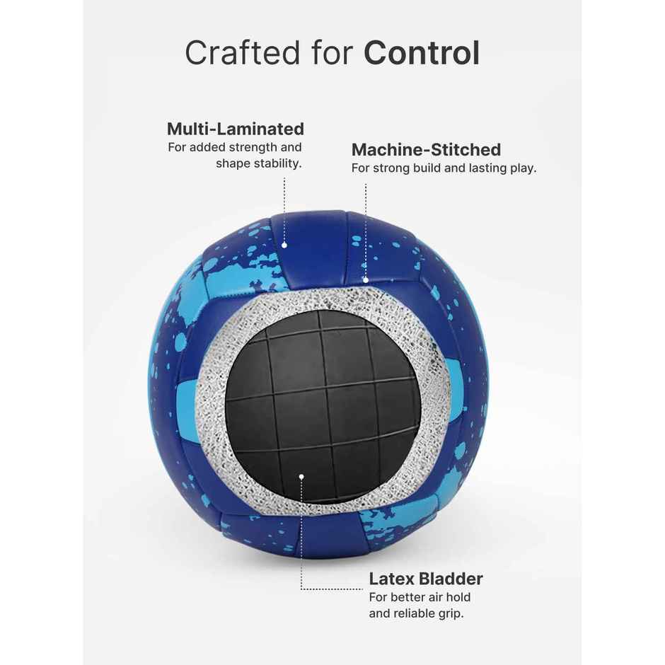 Cult Volleyball Spike Machine-Stitched | Blue