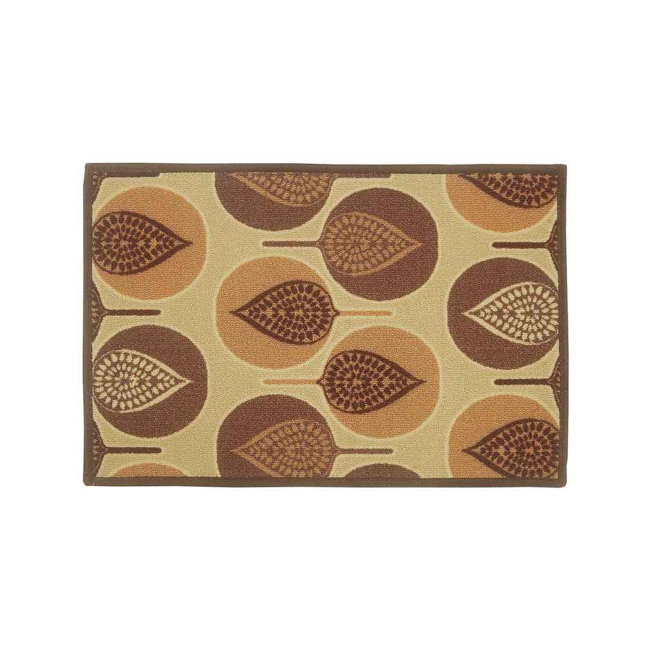 BIANCA Highly Durable Anti Slip Door Mat | 1 Pc Large Size | Splender | Tameta Beige Orange