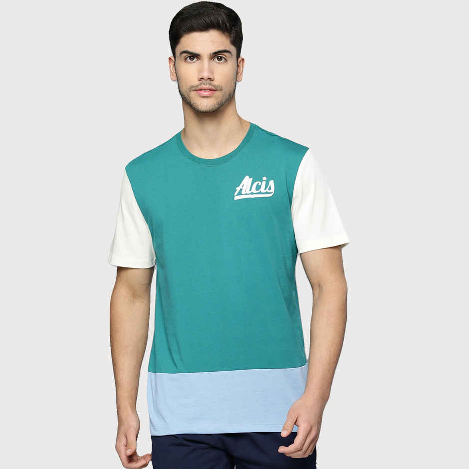Alcis Men's Round Neck T-shirt | Teal - M