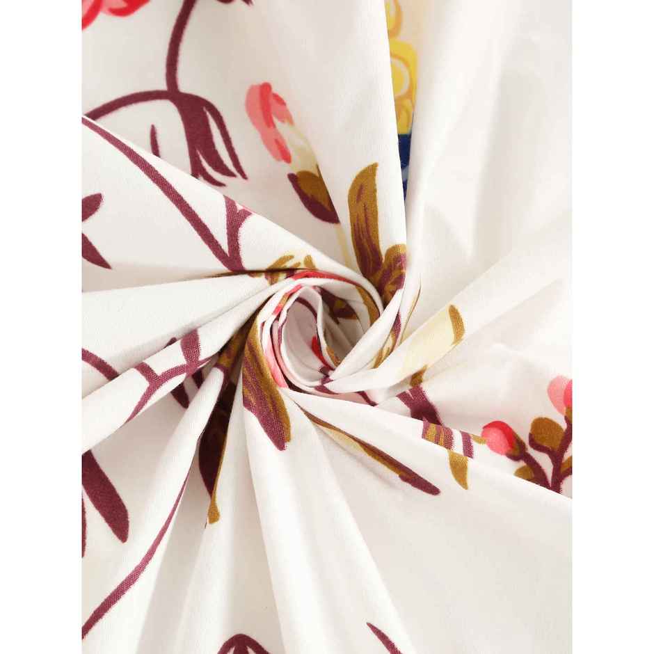 Status Crown Superfine Microfiber Queen Bedsheet | Cherry Blossom | 220 x 250 cm
