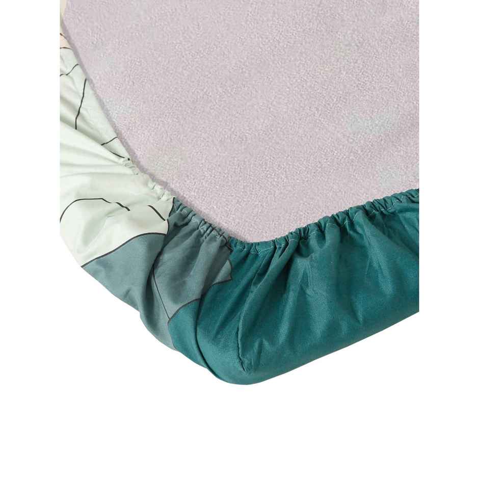 Status Imperial Corner Fitted Double Bedsheet | Geometric Summit | 198 x 182 cm