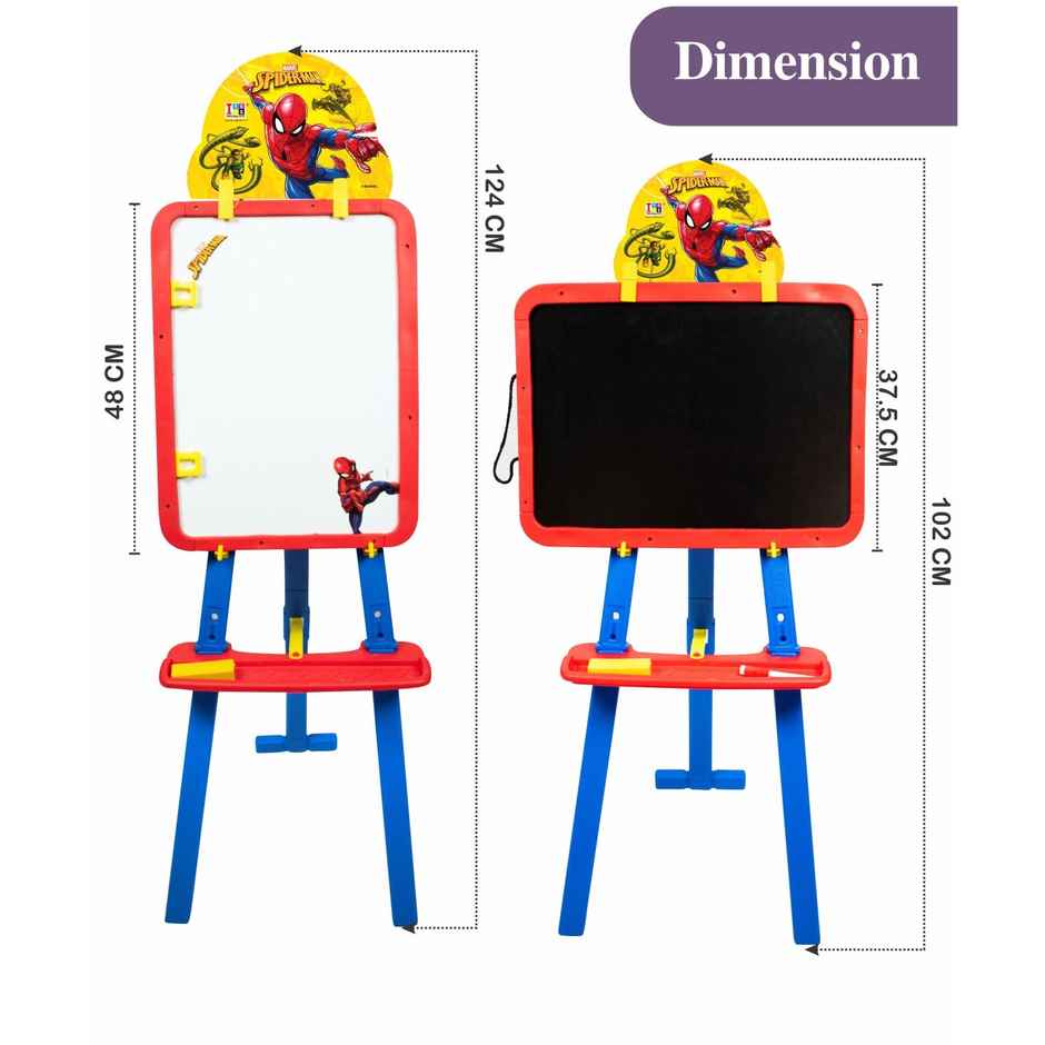 Itoys 8 in 1 Easel Board-spiderman (Colour May Vary)
