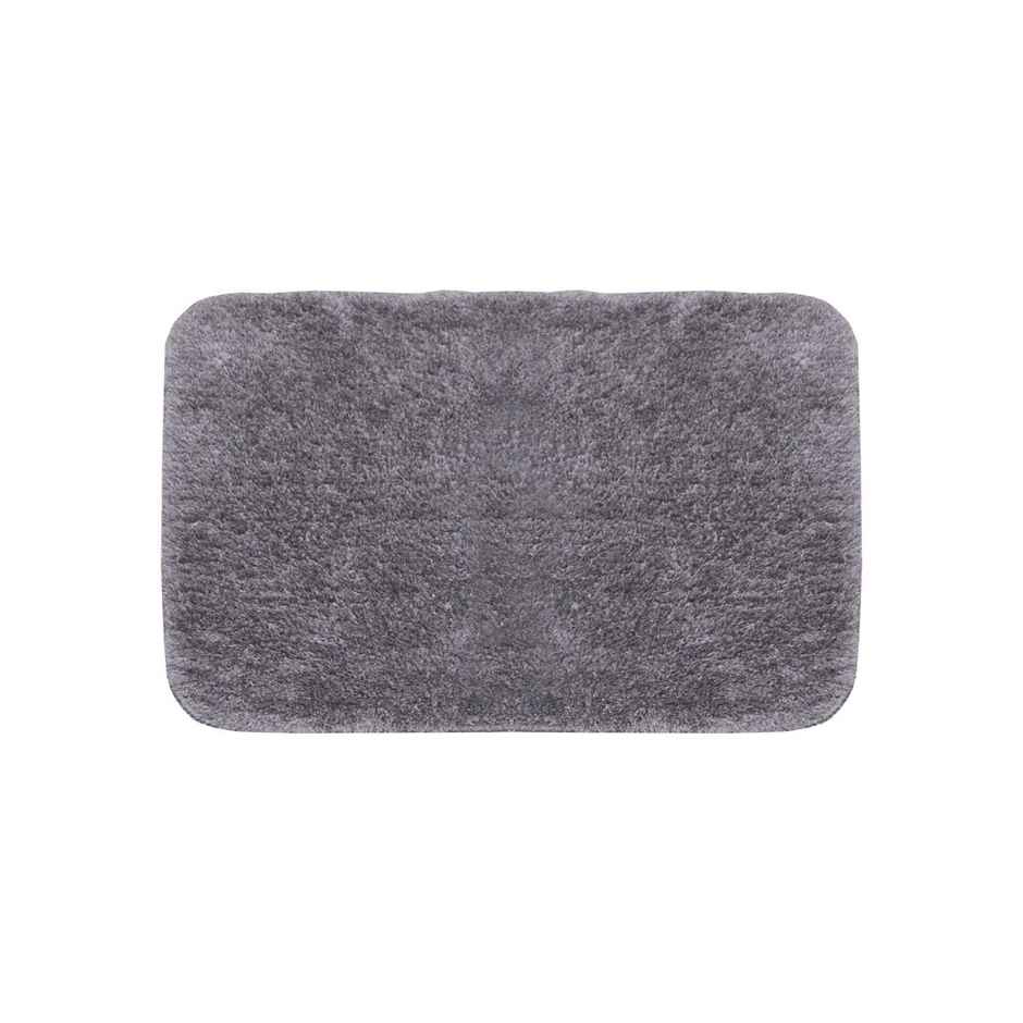 BIANCA Thick Ultra Soft Anti Slip Bath Mat | Aerocore Tech | 1 Pc Medium Plush | Solid Grey