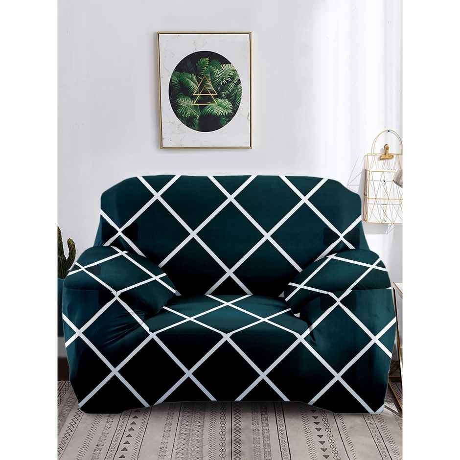 Cortina Printed Sofa Cover Single Seater | 90 X 145 cm D4
