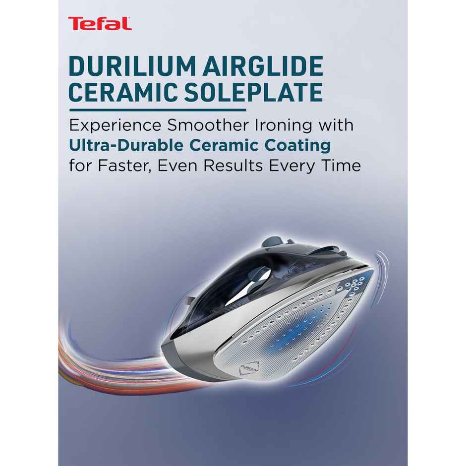 Tefal Express Steam Plus Iron 2600 W, Durilium Airglide Soleplate, Wrinkle Remover