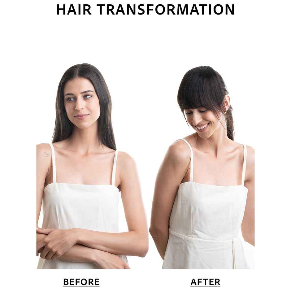 Hair Originals Hair Bangs, Clip-In Fringe Hairpiece For Instant Volume & Style Natural Black