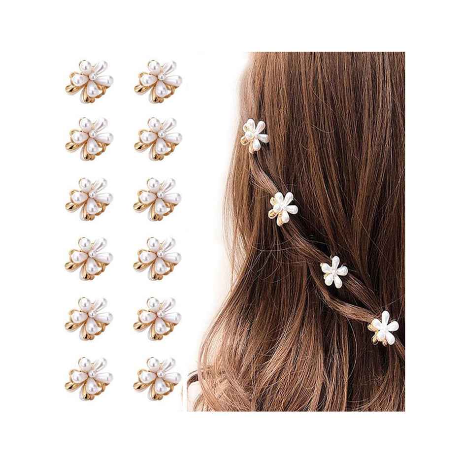 Youbella Stylish Hair Comb Hair Pin Hair Accessories For Women And Girls (Ybhair_41727) (White)