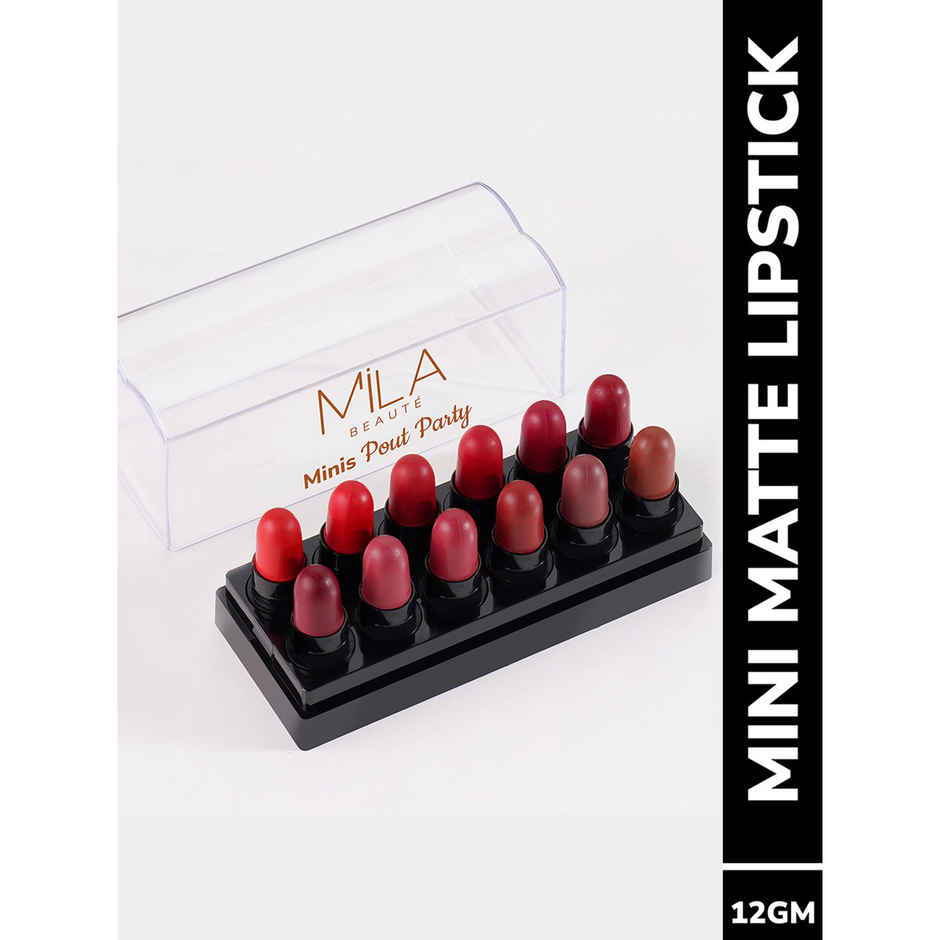 Mila Beaute Minis Pout Party Lipstick Fits All Pocket Set A