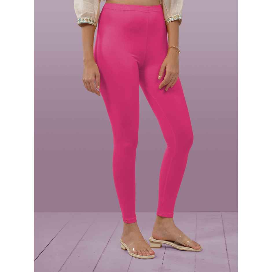 Lyra Women's Leggings Ankle Length | Romantic Rani - Free Size