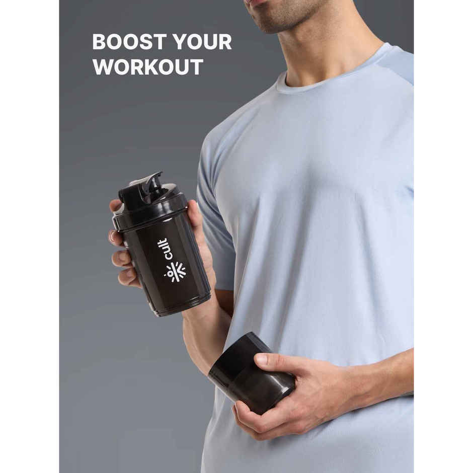 Cult Gym Shaker Bottle 550 ml Black