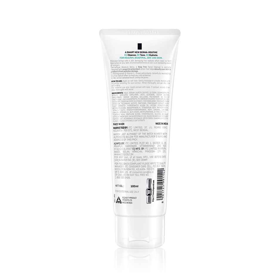 Dermafique Absolute Detox Facial Cleanser 100ml, with Bio-Active Cellulose Beads
