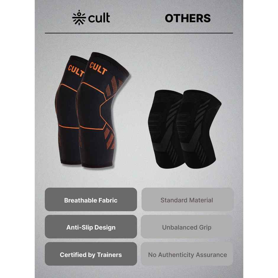 Cult Knee Support Large Black