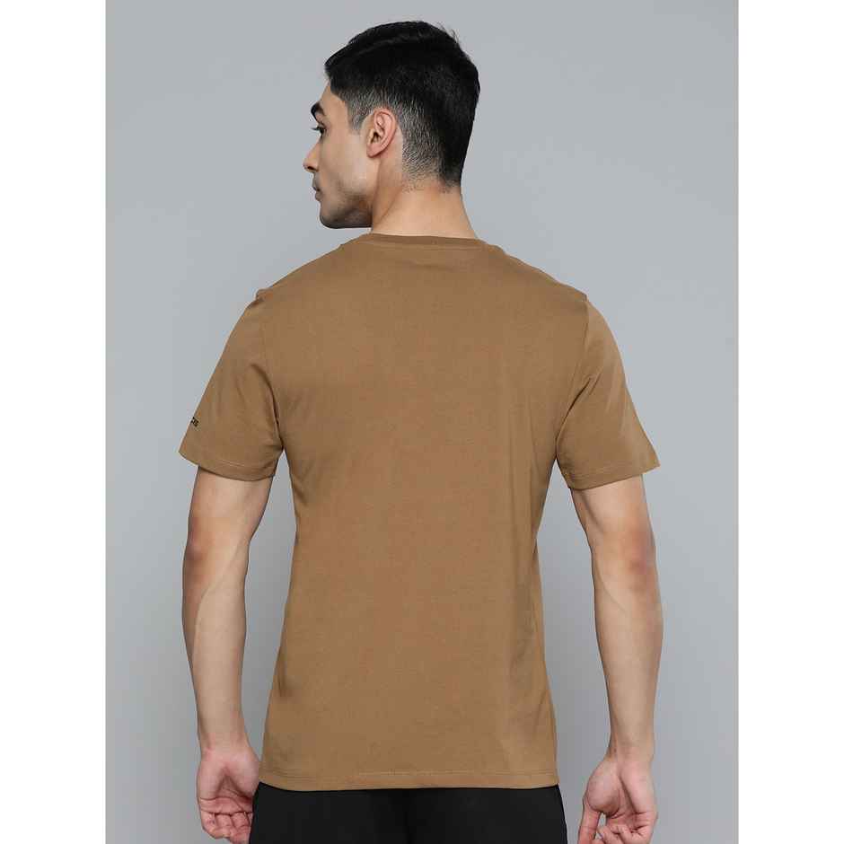 Alcis Men's Round Neck T-shirt | Brown - XL