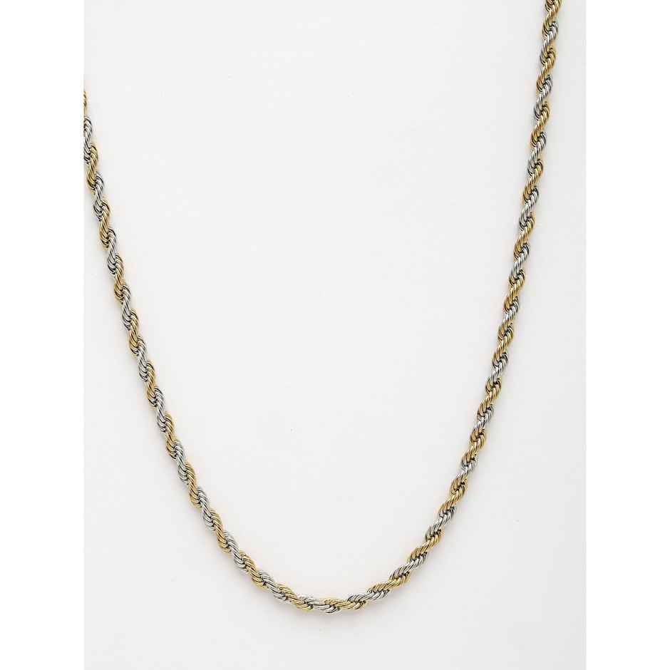 NVR Men's Rhodium-plated Stainless Steel Chain | NVR2565