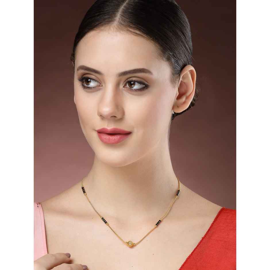 NVR Women's Gold - Plated Mangalsutra | NVR2723