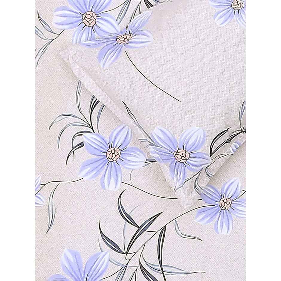 Status Imperial Corner Fitted Bedsheet | Delicate Daisy Blue | 198 x 182 cm