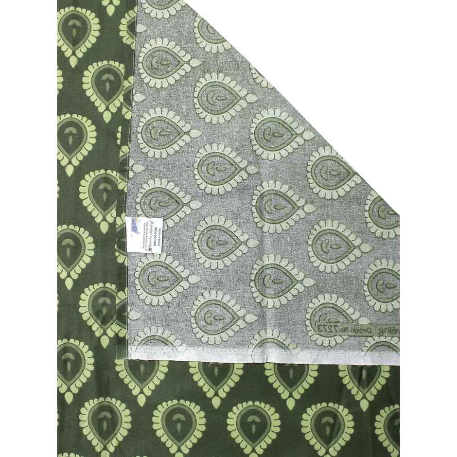 Bombay Dyeing Ivyrose 110 Tc 100% Cotton Queen Bedsheet With 2 Pillow Covers - Orange Green