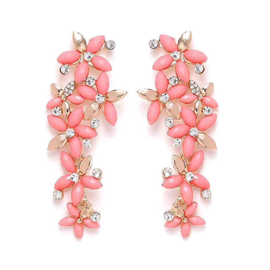 YouBella Jewellery Designer Hanging Earrings for Girls and Women (YBEAR - 32208)