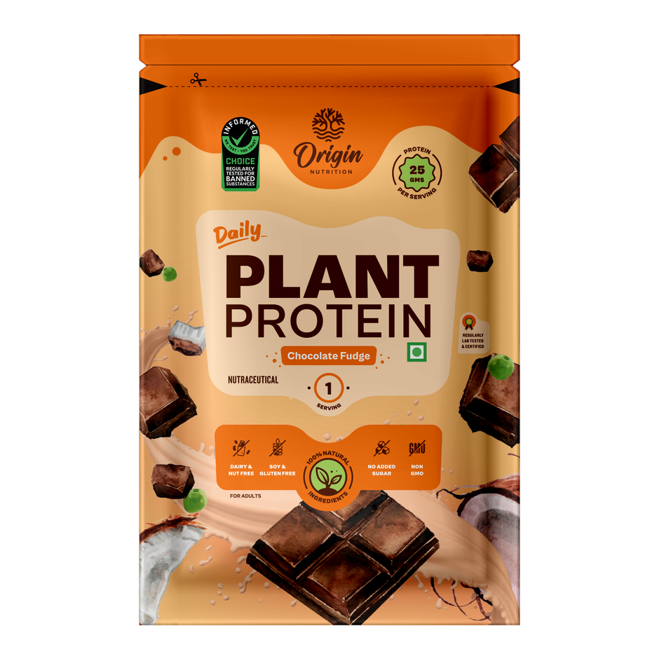 Origin Nutrition Daily Plant Protein Chocolate Single Serving